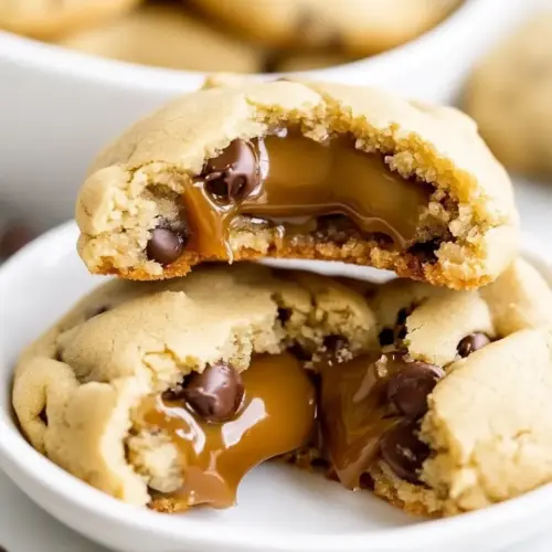 Caramel Stuffed Cookies