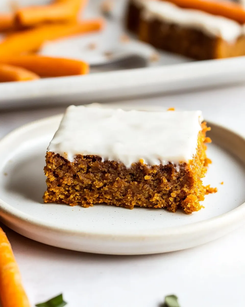 Carrot Cake Bars