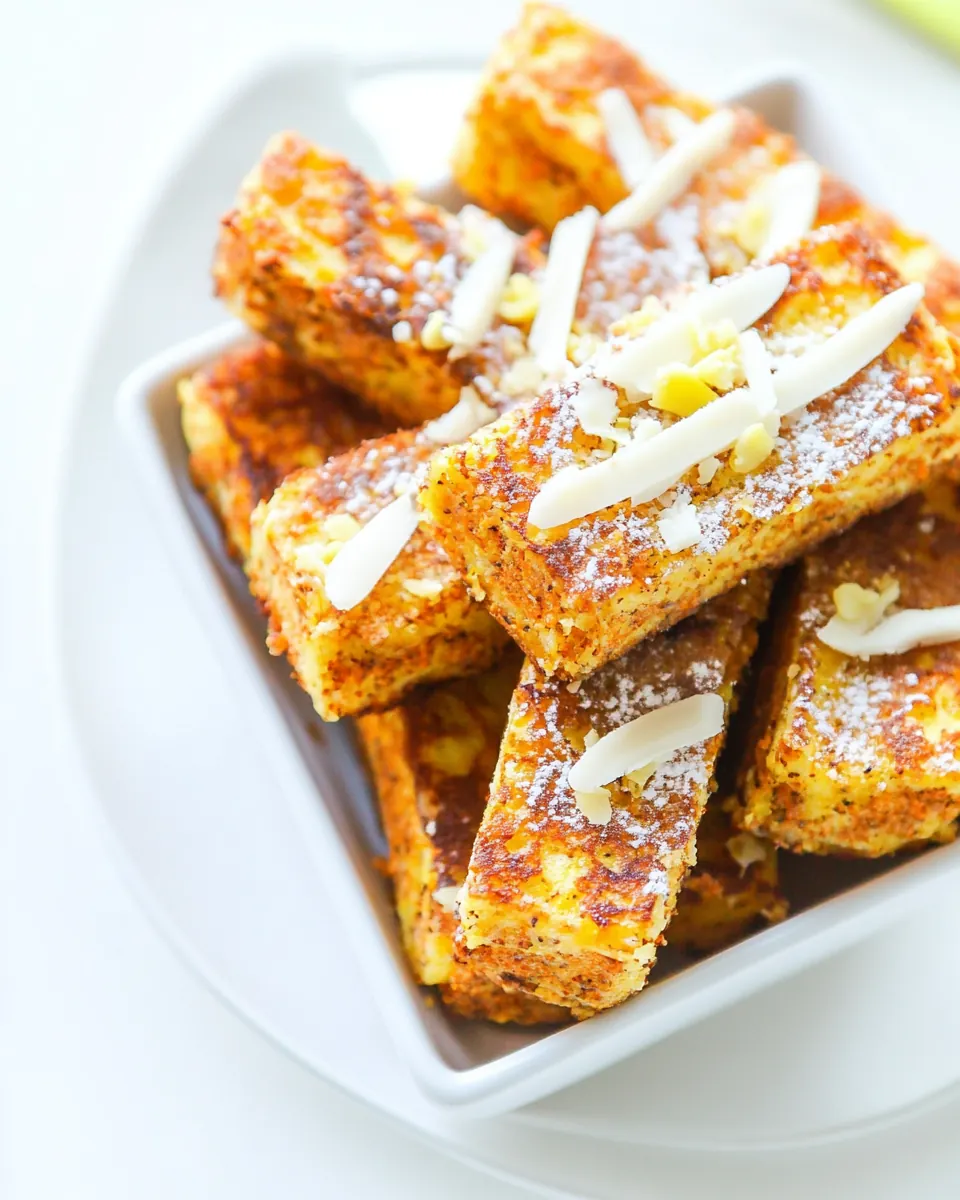 Carrot Cake French Toast Sticks
