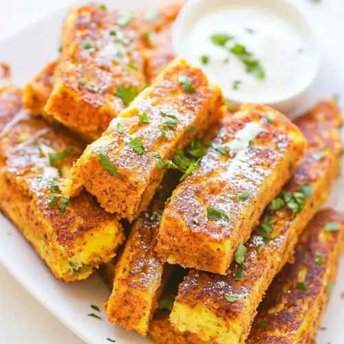 Carrot Cake French Toast Sticks