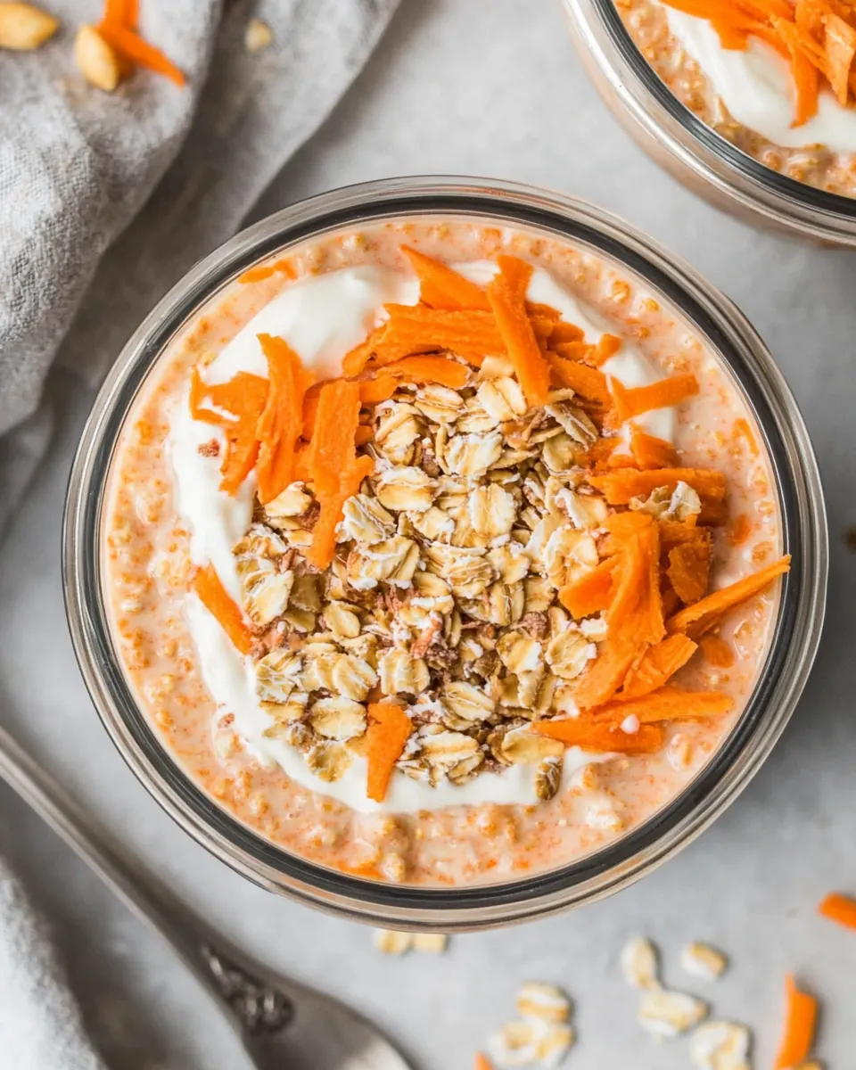 Carrot Cake Overnight Oats
