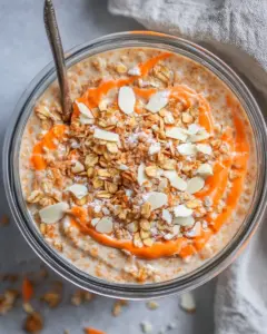 Carrot Cake Overnight Oats