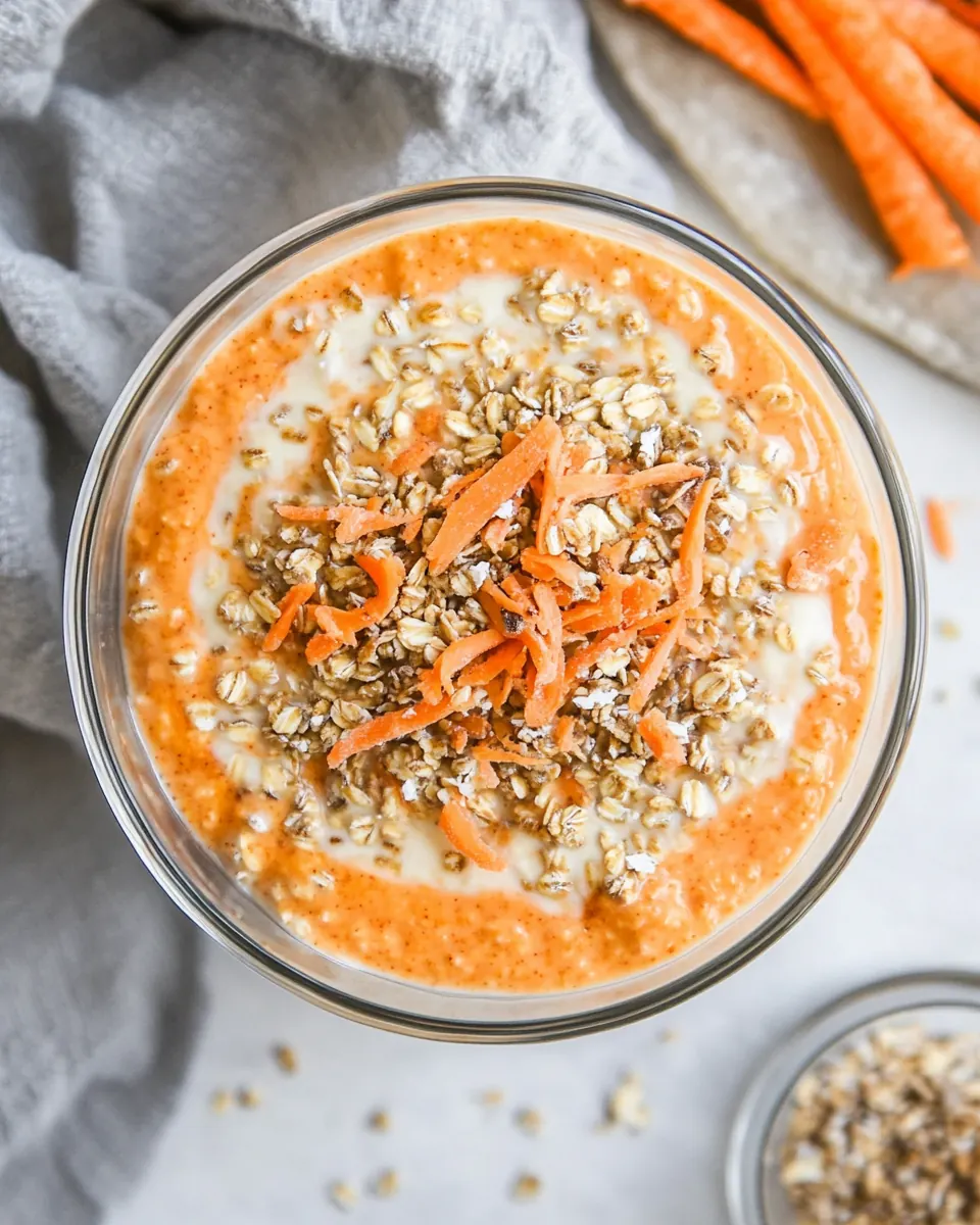 Carrot Cake Overnight Oats