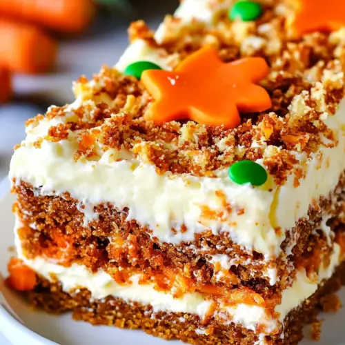 Carrot Cake Poke Cake