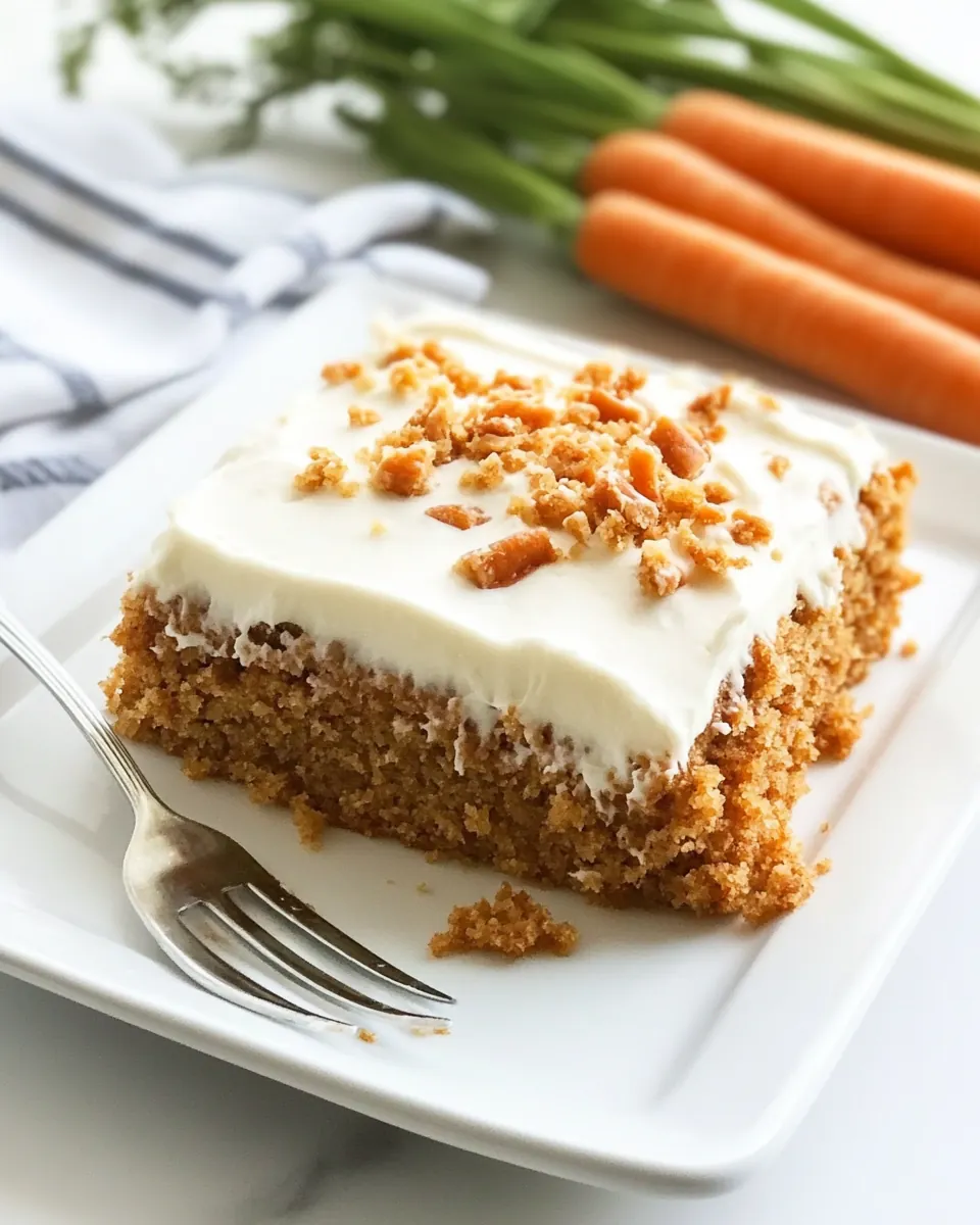 Carrot Sheet Cake