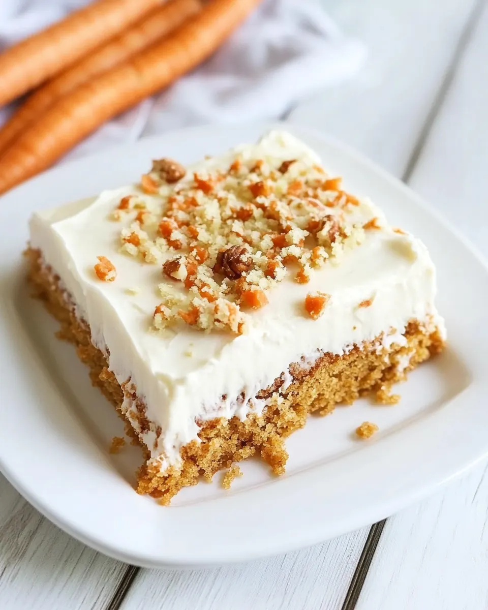 Carrot Sheet Cake