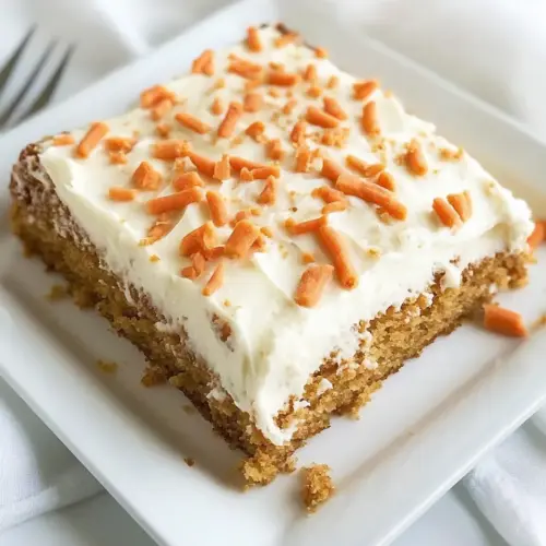 Carrot Sheet Cake
