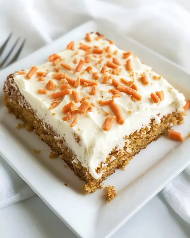 Carrot Sheet Cake