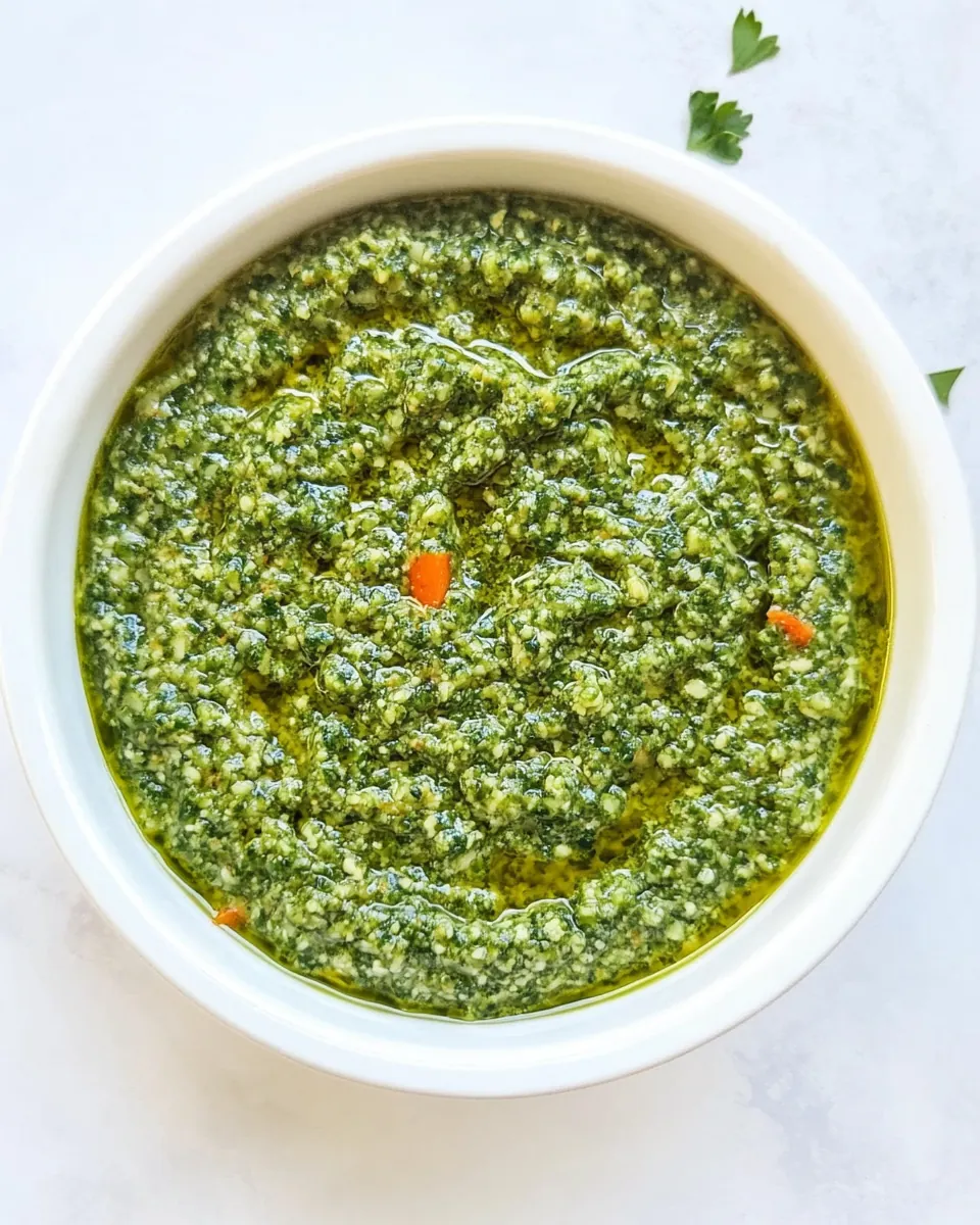 Carrot Top Pesto