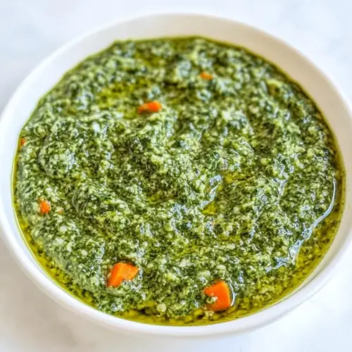 Carrot Top Pesto