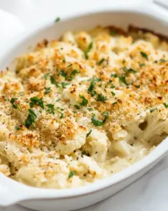 Cauliflower Au Gratin