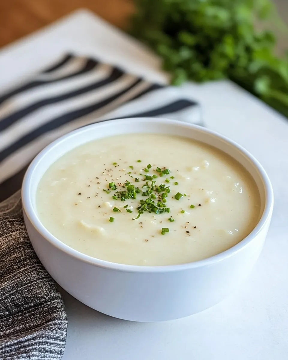 Cauliflower Leek Soup