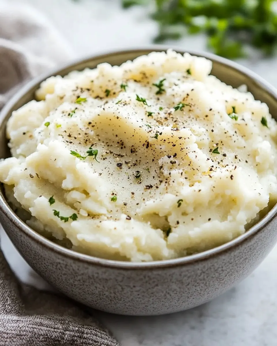 Cauliflower Mashed Potatoes