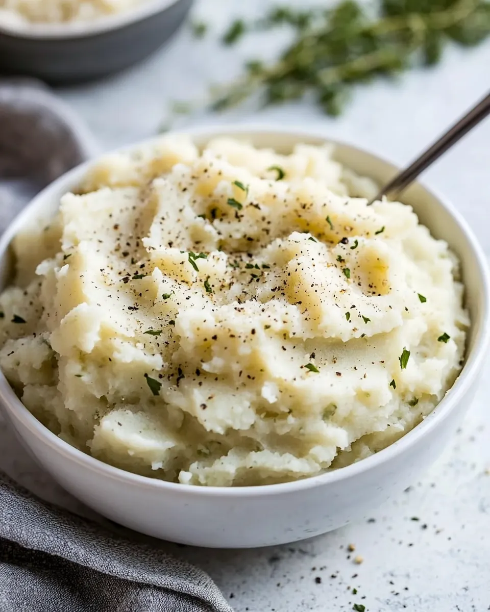 Cauliflower Mashed Potatoes