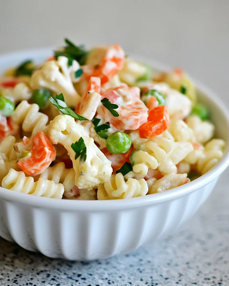 Cauliflower Pasta Salad