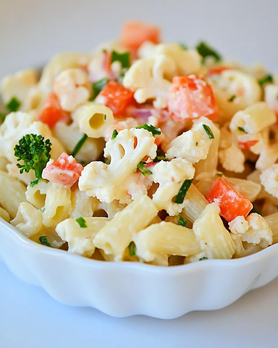 Cauliflower Pasta Salad