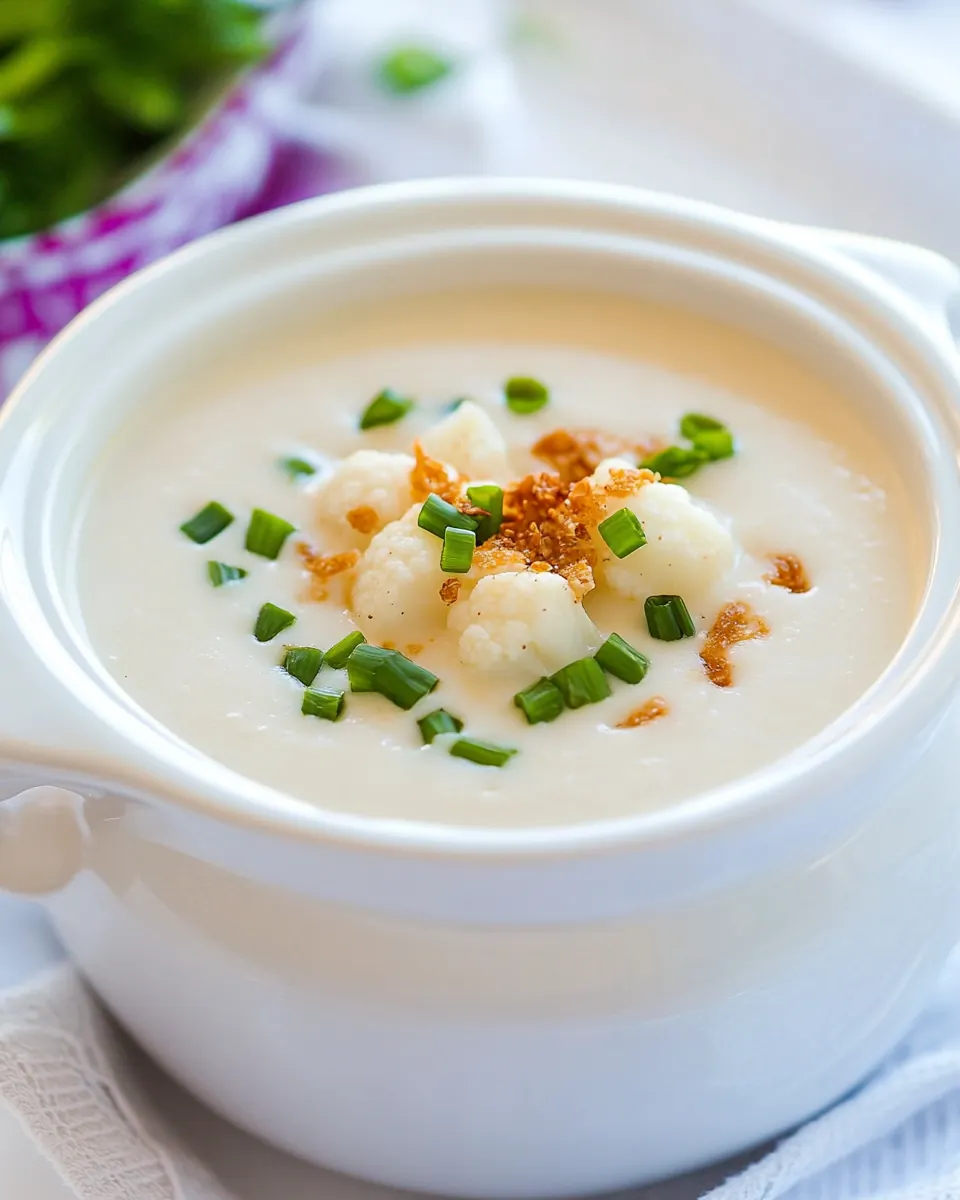 Cauliflower Potato Soup