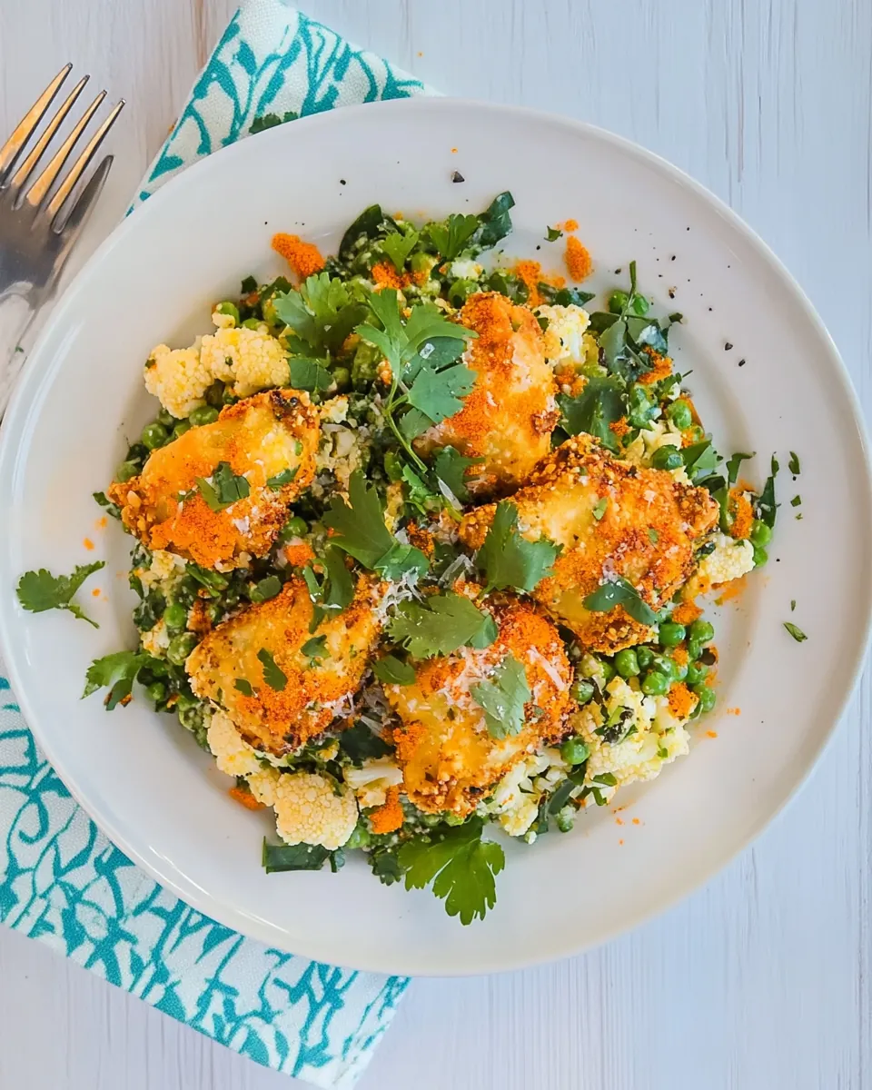Cauliflower Samosa Salad