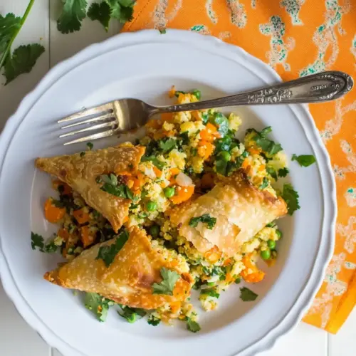 Cauliflower Samosa Salad