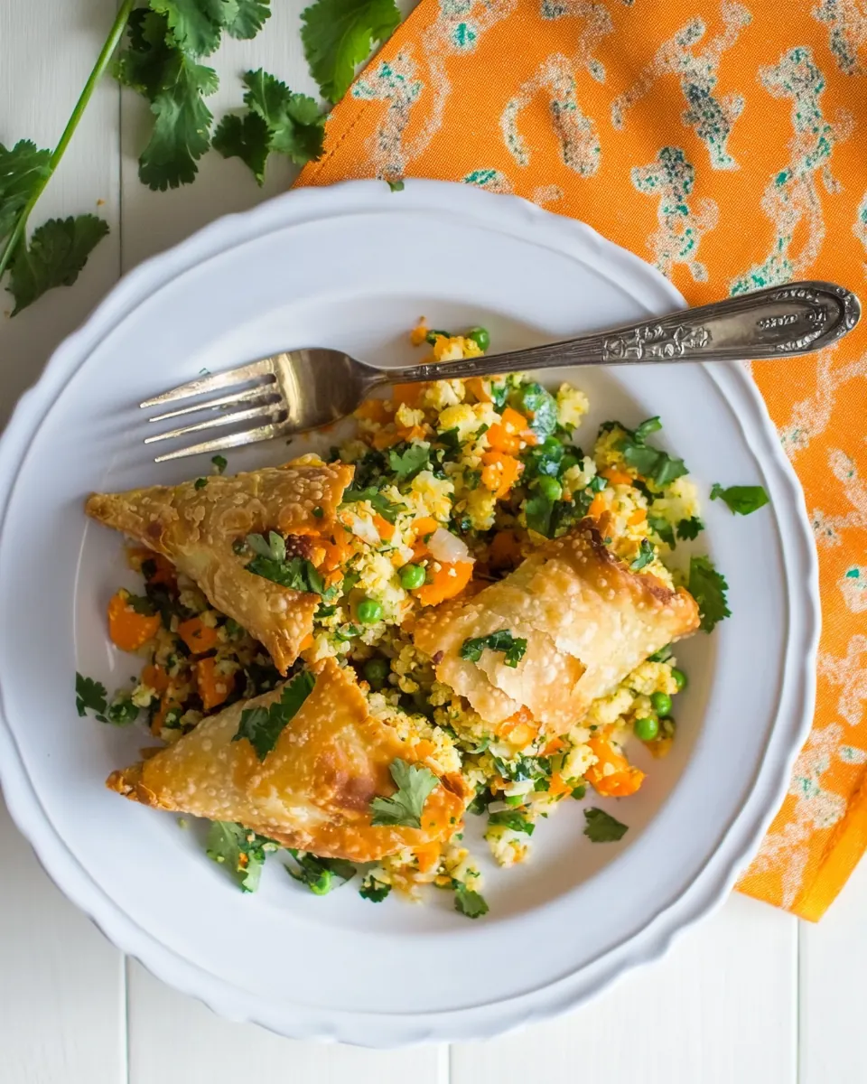Cauliflower Samosa Salad