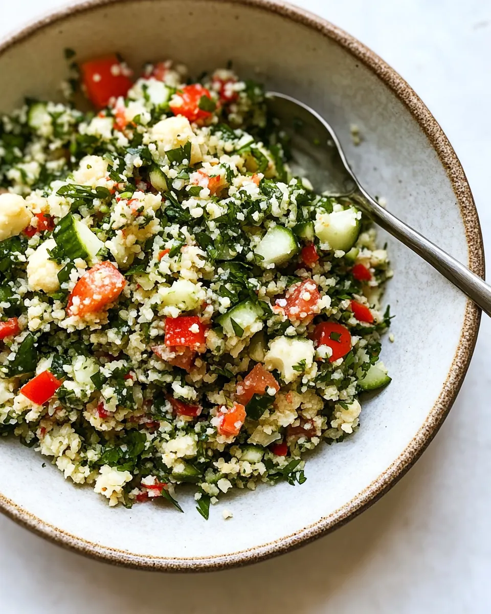 Cauliflower Tabbouleh Salad
