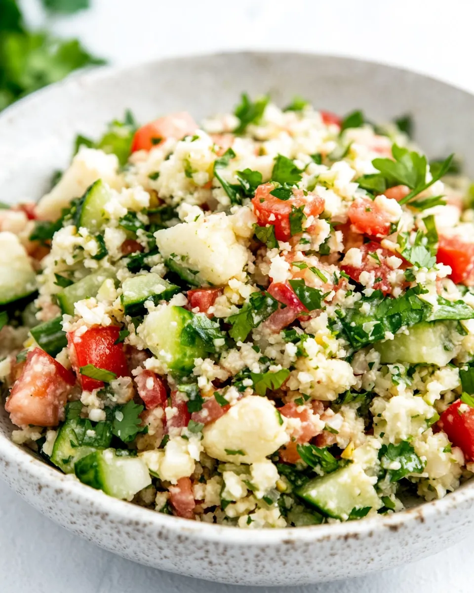 Cauliflower Tabbouleh Salad