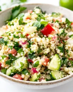 Cauliflower Tabbouleh Salad