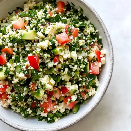 Cauliflower Tabbouleh Salad