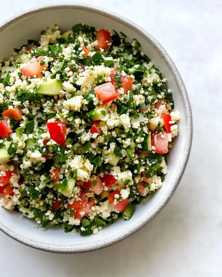 Cauliflower Tabbouleh Salad