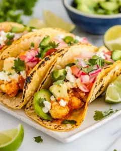 Cauliflower Tinga Tacos