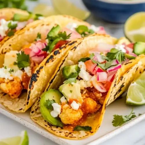 Cauliflower Tinga Tacos