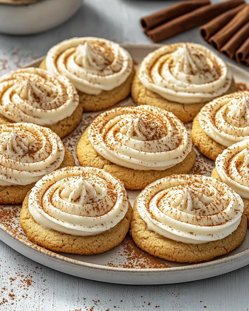 Chai Spice Cookies with Vanilla Frosting