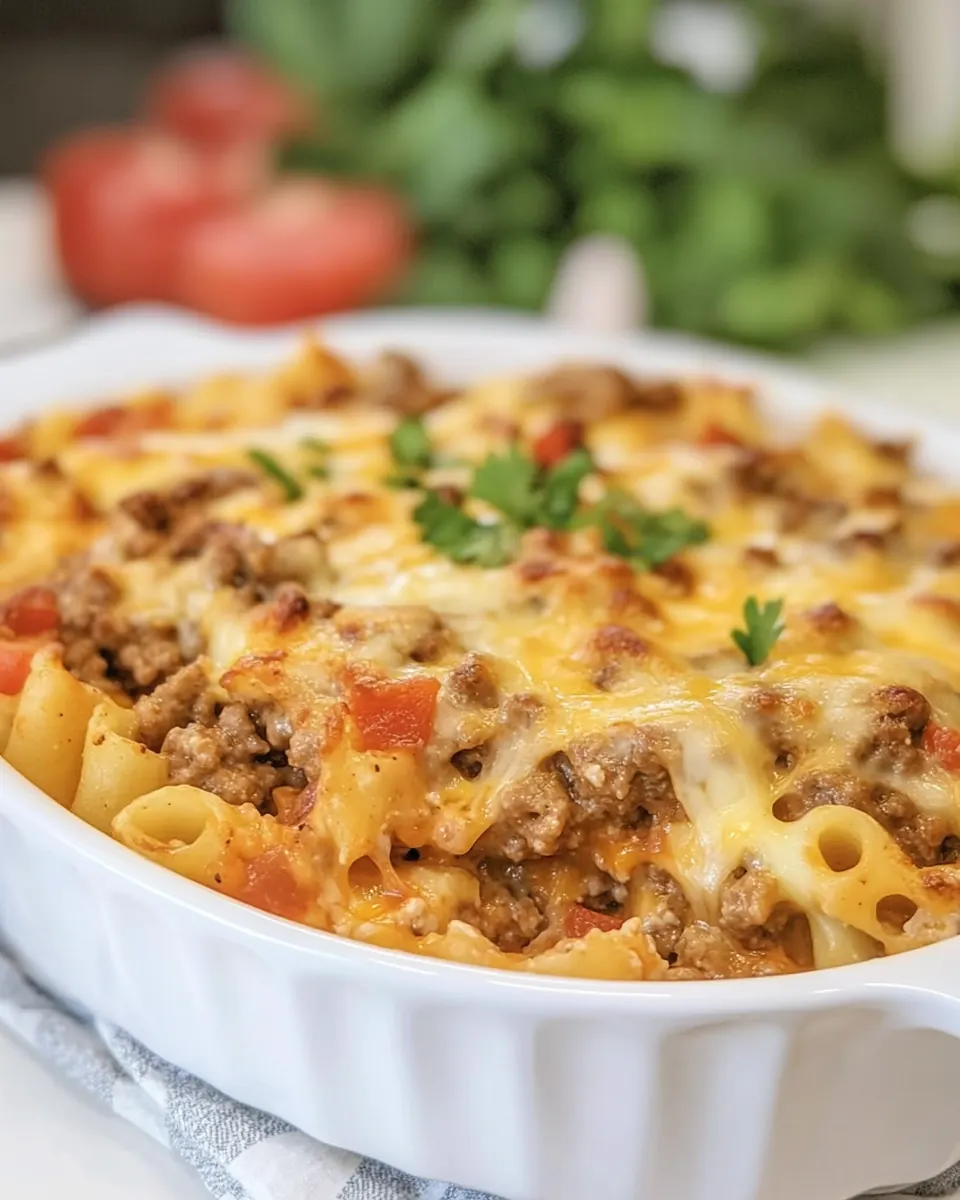 Cheeseburger Casserole