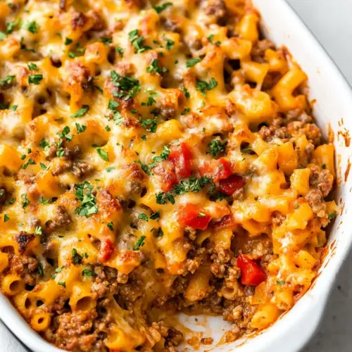 Cheeseburger Casserole