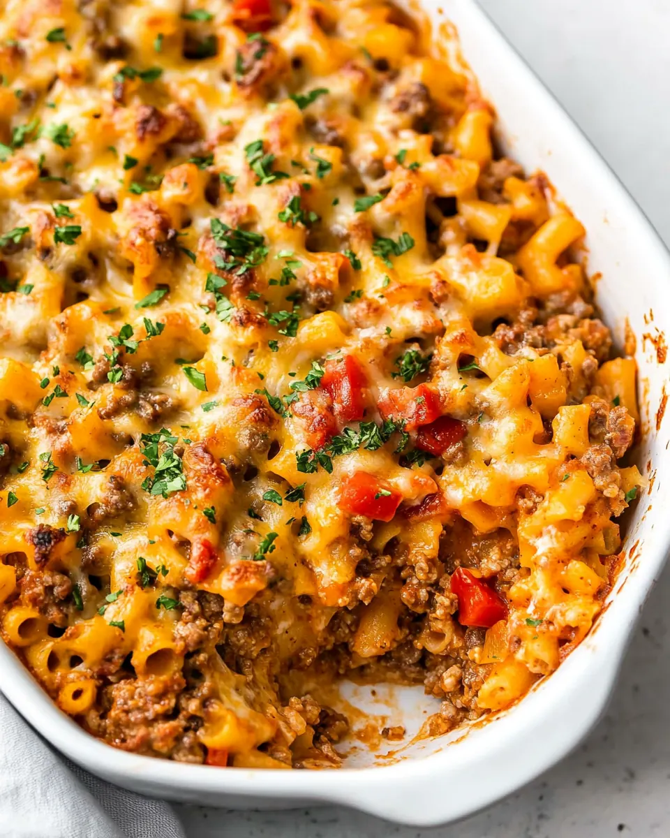 Cheeseburger Casserole