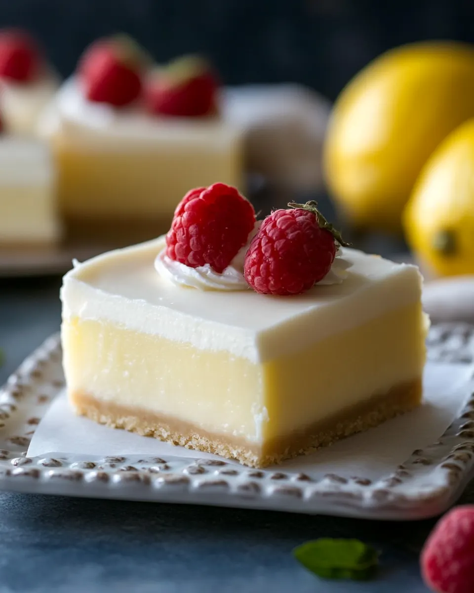 Cheesecake Lemon Bars