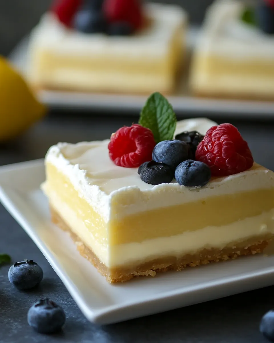 Cheesecake Lemon Bars