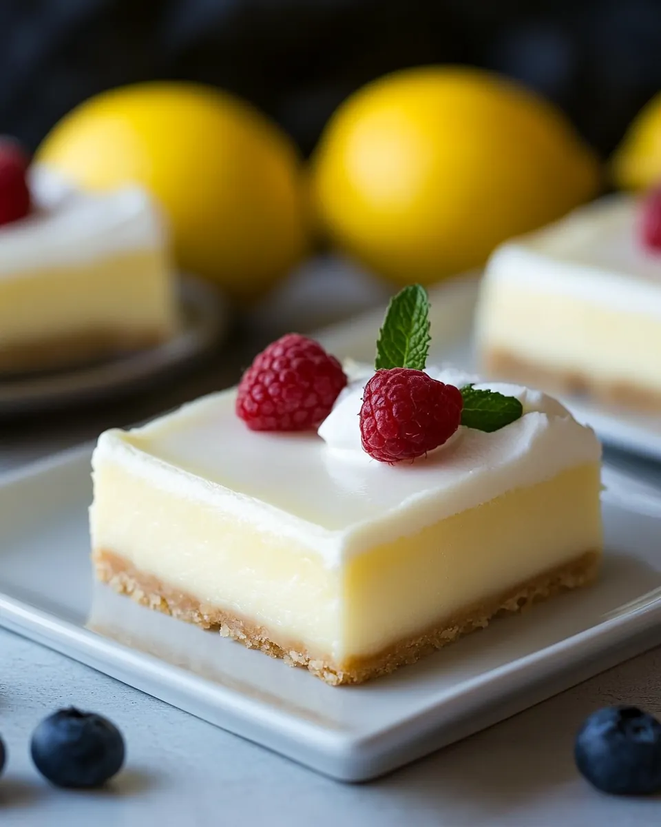 Cheesecake Lemon Bars