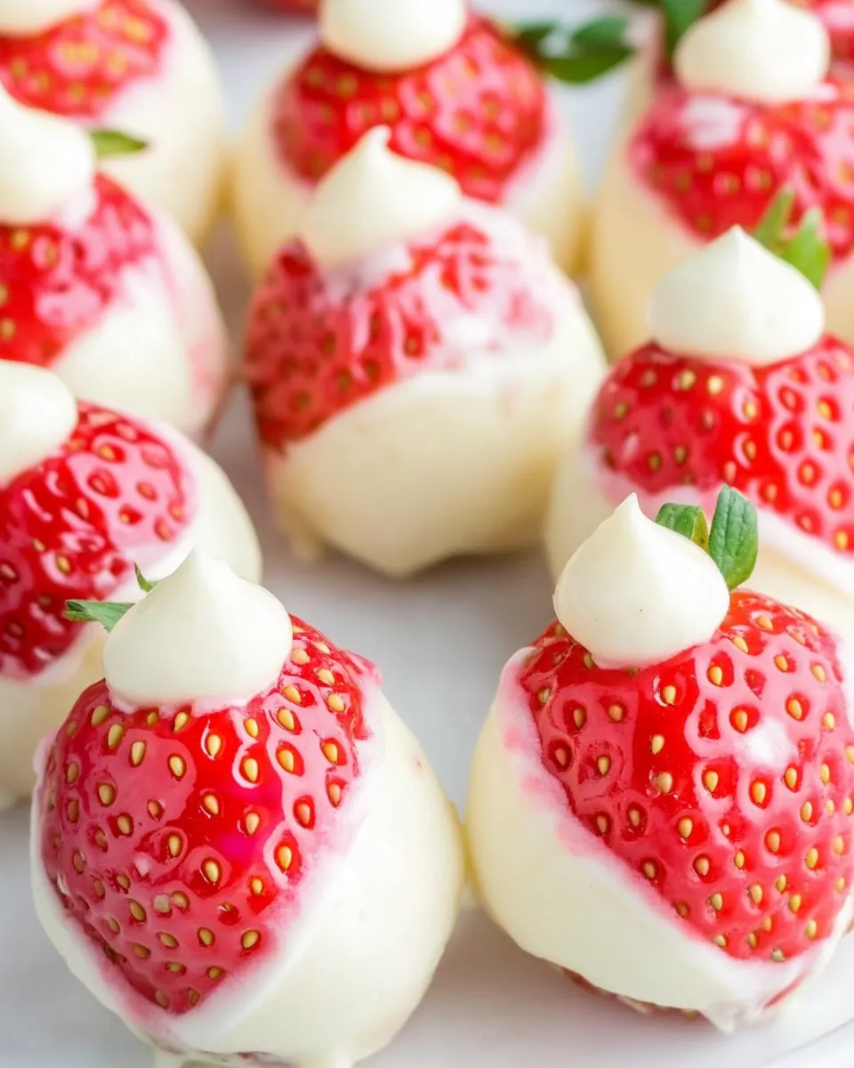 Cheesecake Stuffed Strawberries