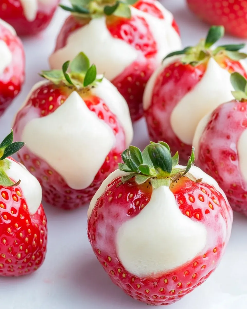Cheesecake Stuffed Strawberries