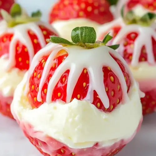 Cheesecake Stuffed Strawberries