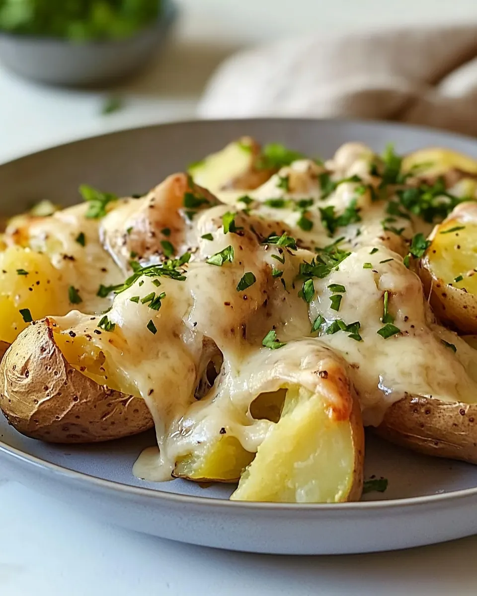 Cheesy Baked Potatoes