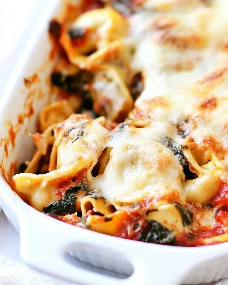 Cheesy Baked Tortellini