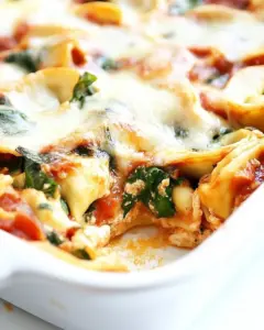 Cheesy Baked Tortellini