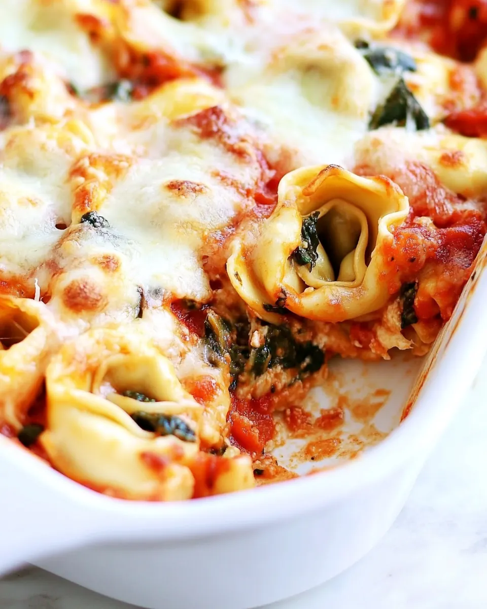 Cheesy Baked Tortellini