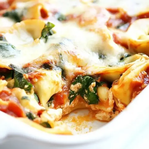 Cheesy Baked Tortellini