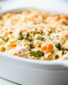 Cheesy Chicken Noodle Casserole