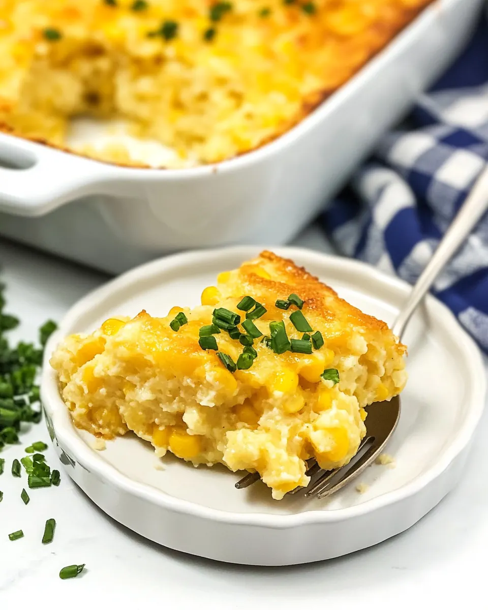 Cheesy Corn Pudding