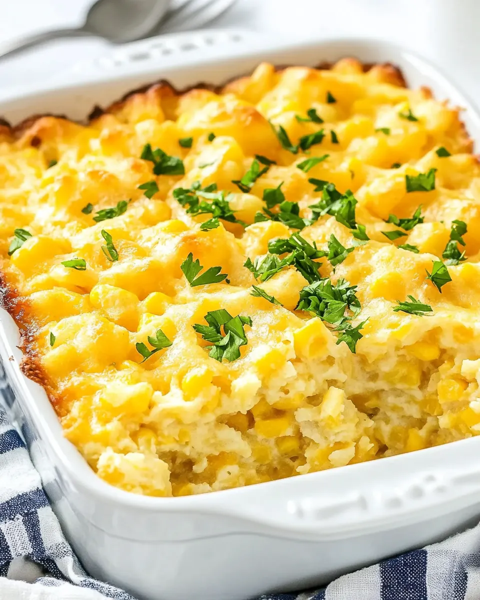 Cheesy Corn Pudding