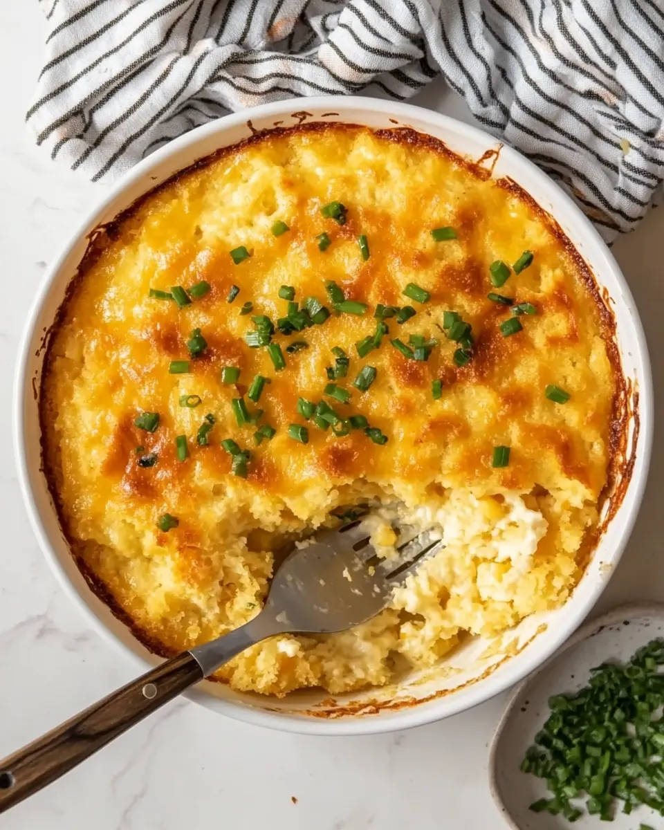 Cheesy Cornbread Casserole